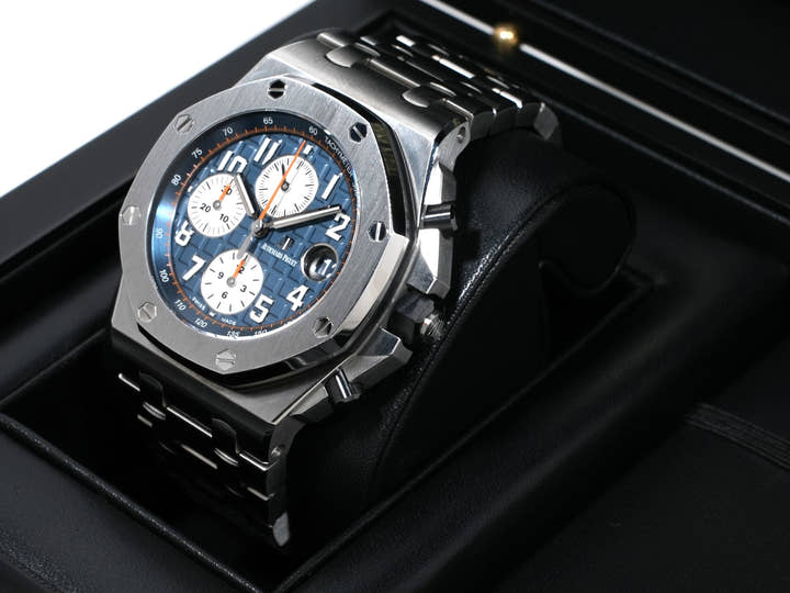 オーデマピゲ ロイヤルオーク オフショア クロノグラフ Ref.26470ST.OO.A027CA.01 ステンレススチール ブルー文字盤