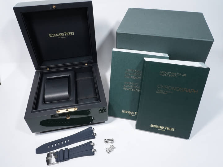 オーデマピゲ ロイヤルオーク オフショア クロノグラフ Ref.26470ST.OO.A027CA.01 ステンレススチール ブルー文字盤