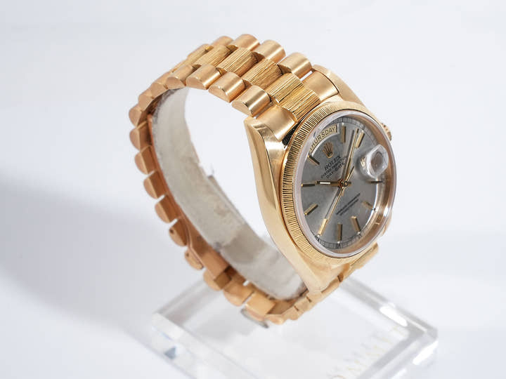 ロレックス デイデイト Ref.18078 イエローゴールド グレー プリントコンピューター文字盤