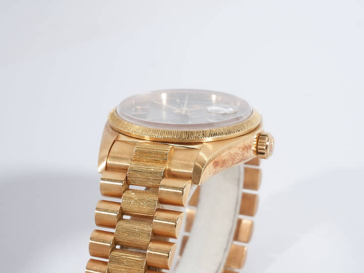 ロレックス デイデイト Ref.18078 イエローゴールド グレー プリントコンピューター文字盤