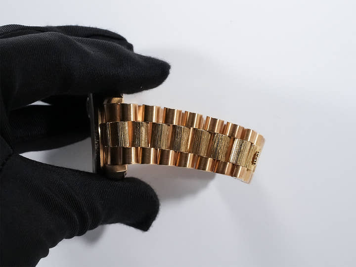 ロレックス デイデイト Ref.18078 イエローゴールド グレー プリントコンピューター文字盤