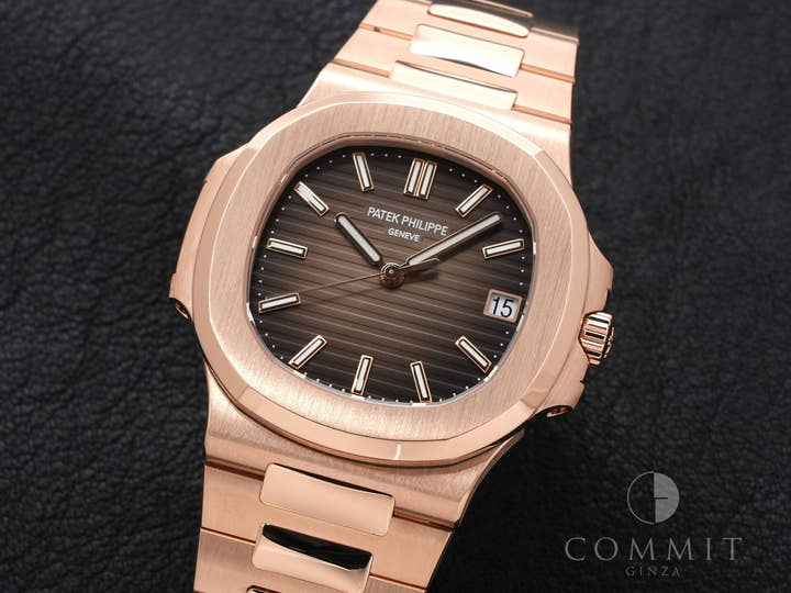 パテックフィリップ ノーチラス Ref.5711/1R-001 ローズゴールド ブラウン・ブラック・グラデーション文字盤