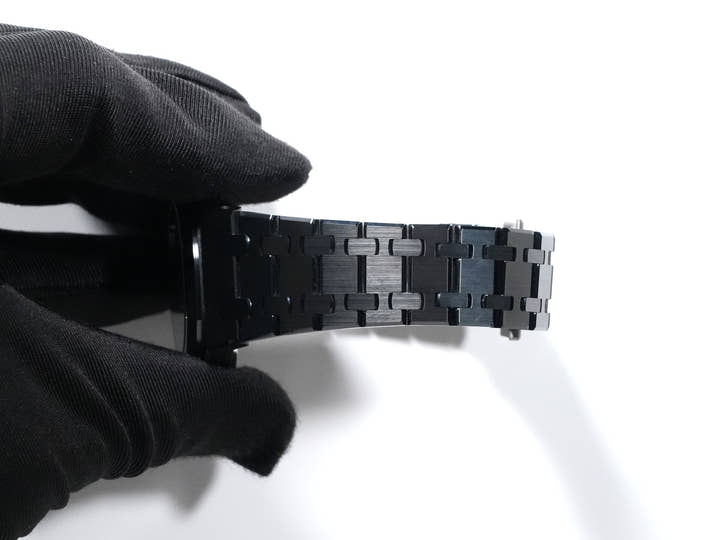 オーデマピゲ ロイヤルオーク Ref.77350CE.OO.1266CE.02.A セラミック レインボータペストリー文字盤