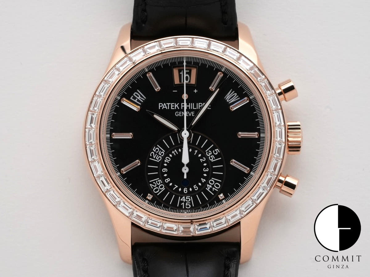 パテックフィリップ アニュアルカレンダー クロノグラフ Ref.5961R-010 ローズゴールド ブラック文字盤