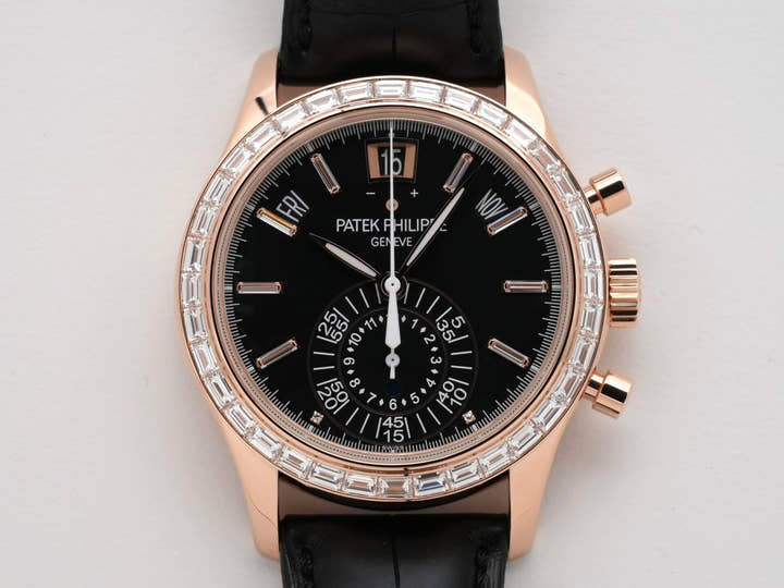 パテックフィリップ アニュアルカレンダー クロノグラフ Ref.5961R-010 ローズゴールド ブラック文字盤