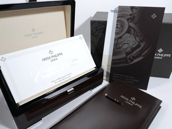 パテックフィリップ アニュアルカレンダー クロノグラフ Ref.5961R-010 ローズゴールド ブラック文字盤