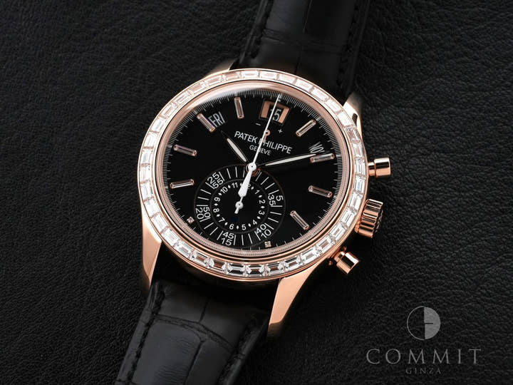 パテックフィリップ アニュアルカレンダー クロノグラフ Ref.5961R-010 ローズゴールド ブラック文字盤