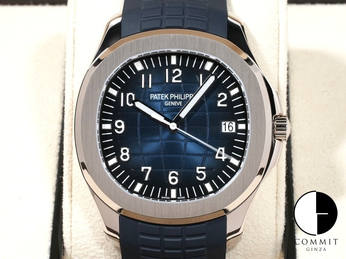 パテックフィリップ アクアノート Ref.5168G-001 ホワイトゴールド ミッドナイトブルー文字盤