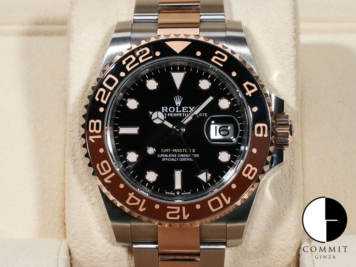 Rolex GMT-Master II Ref. 126711CHNR Stainless Steel/Everose Gold Black Dial