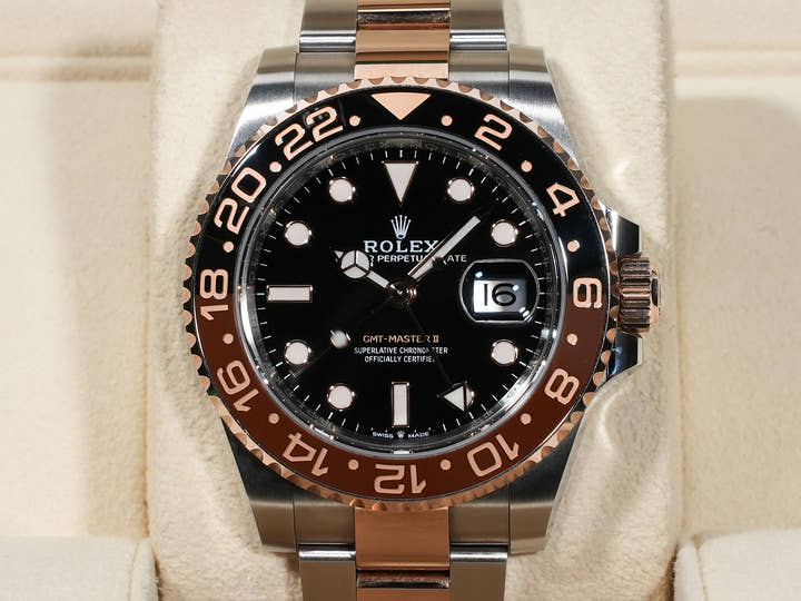 Rolex GMT-Master II Ref. 126711CHNR Stainless Steel/Everose Gold Black Dial
