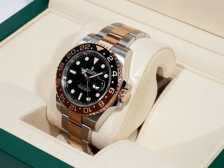 Rolex GMT-Master II Ref. 126711CHNR Stainless Steel/Everose Gold Black Dial