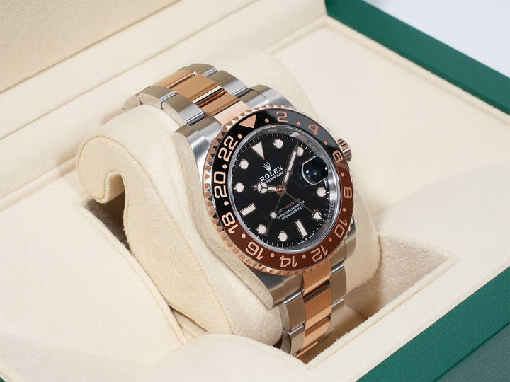 Rolex GMT-Master II Ref. 126711CHNR Stainless Steel/Everose Gold Black Dial