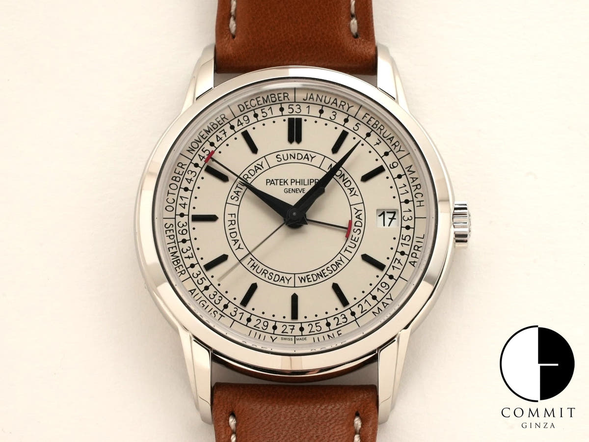 パテックフィリップ カラトラバ ウィークリーカレンダー Ref.5212A-001 ステンレススチール シルバー文字盤