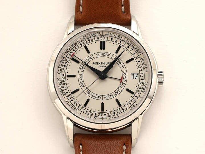 パテックフィリップ カラトラバ ウィークリーカレンダー Ref.5212A-001 ステンレススチール シルバー文字盤