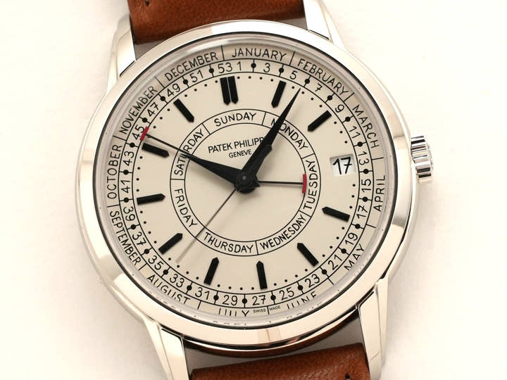 パテックフィリップ カラトラバ ウィークリーカレンダー Ref.5212A-001 ステンレススチール シルバー文字盤