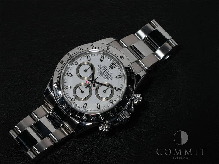 ロレックス デイトナ Ref.116520 ステンレススチール ホワイト文字盤