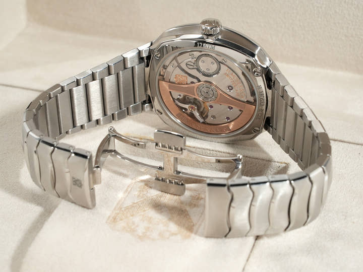 H.モーザー ストリームライナー センターセコンド Ref.6200-1200 マトリックスグリーンフュメ文字盤 美中古 82c76edr