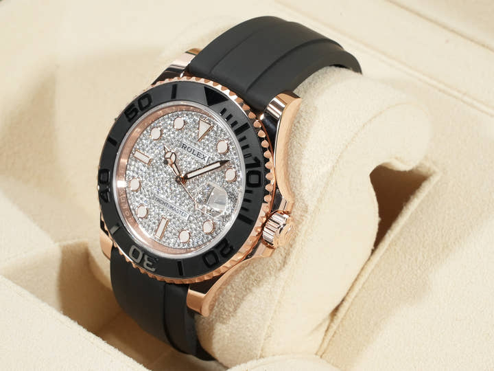 ロレックス ヨットマスター40 Ref.126655 エバーローズゴールド パヴェダイヤモンド文字盤