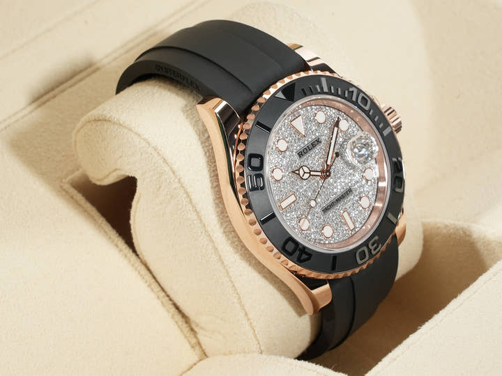 ロレックス ヨットマスター40 Ref.126655 エバーローズゴールド パヴェダイヤモンド文字盤