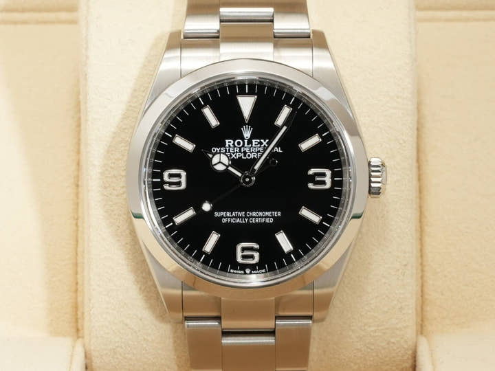 Rolex Explorer 36 Ref. 124270 Stainless Steel Black Dial