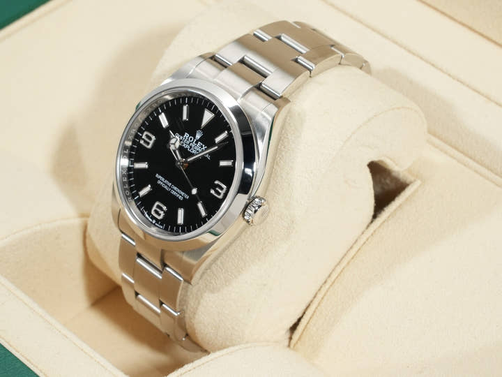 Rolex Explorer 36 Ref. 124270 Stainless Steel Black Dial
