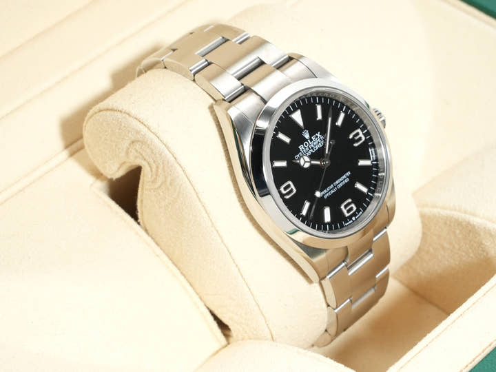 Rolex Explorer 36 Ref. 124270 Stainless Steel Black Dial