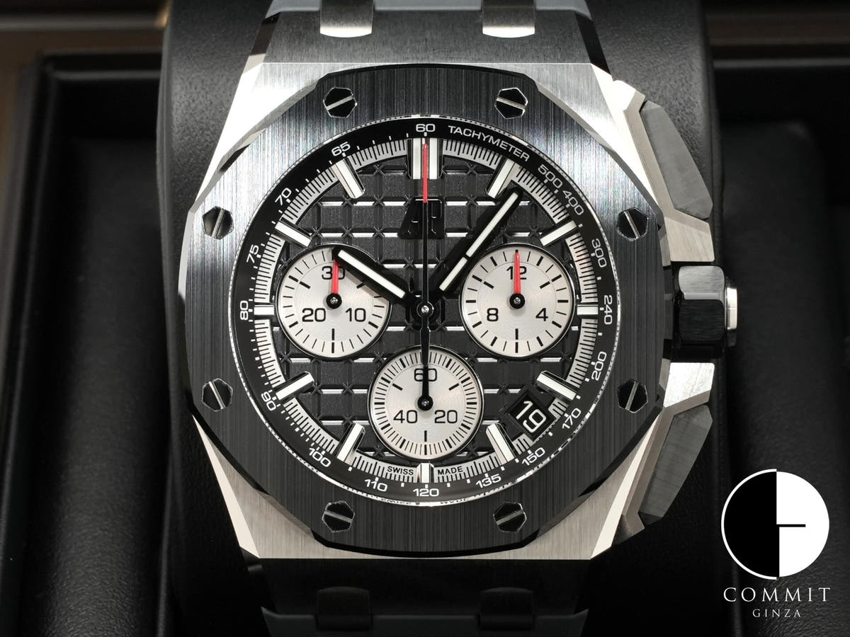 オーデマピゲ ロイヤルオーク オフショア クロノグラフ Ref.26420SO.OO.A002CA.01 ステンレススチール/ブラックセラミック ブラック文字盤