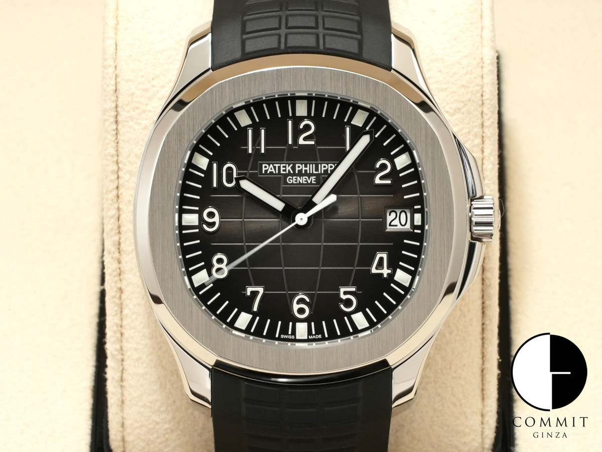 パテックフィリップ アクアノート Ref.5167A-001 ステンレススチール ブラック文字盤