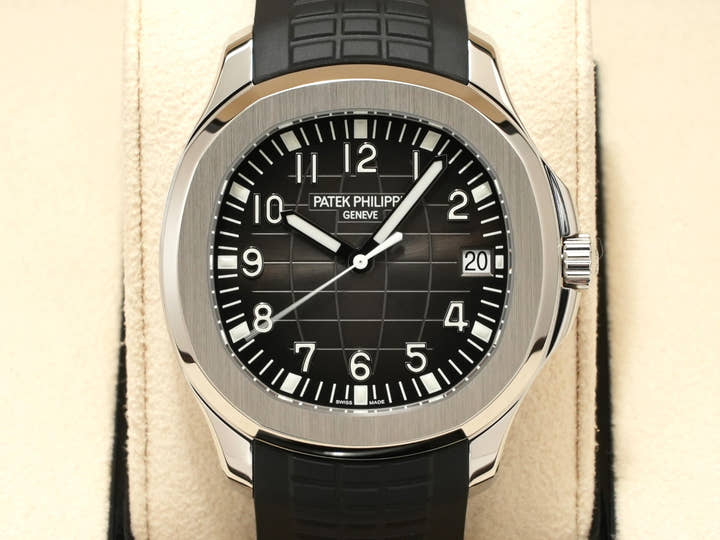 パテックフィリップ アクアノート Ref.5167A-001 ステンレススチール ブラック文字盤