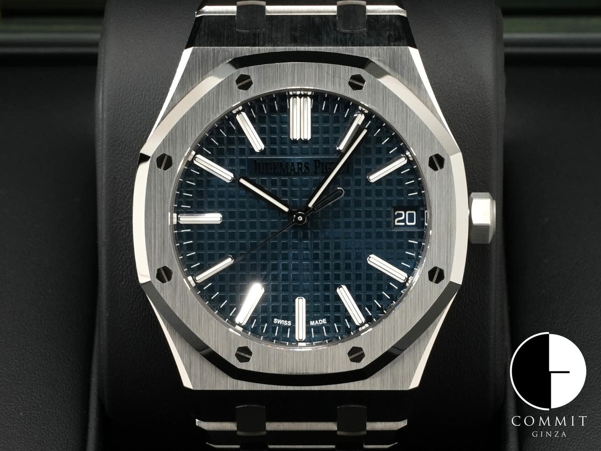 オーデマピゲ ロイヤルオーク 50周年記念 Ref.15510ST.OO.1320ST.01 ステンレススチール ブルー文字盤