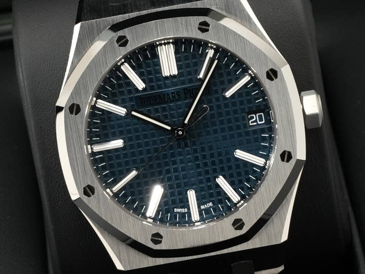 オーデマピゲ ロイヤルオーク 50周年記念 Ref.15510ST.OO.1320ST.01 ステンレススチール ブルー文字盤