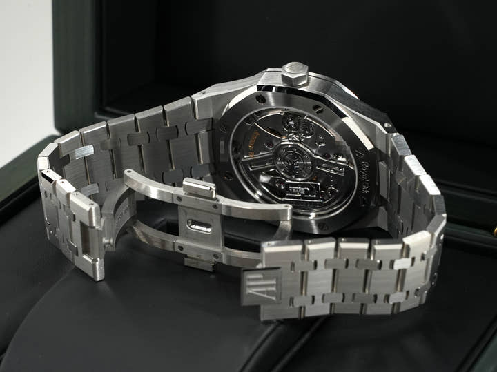 オーデマピゲ ロイヤルオーク 50周年記念 Ref.15510ST.OO.1320ST.01 ステンレススチール ブルー文字盤