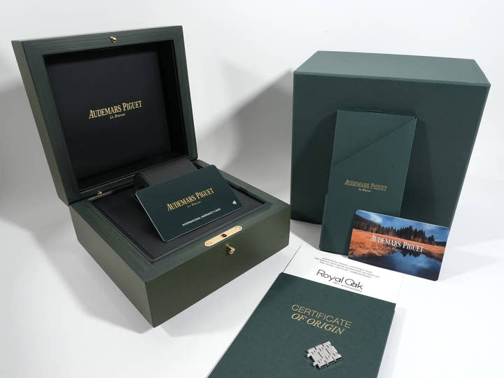 オーデマピゲ ロイヤルオーク 50周年記念 Ref.15510ST.OO.1320ST.01 ステンレススチール ブルー文字盤