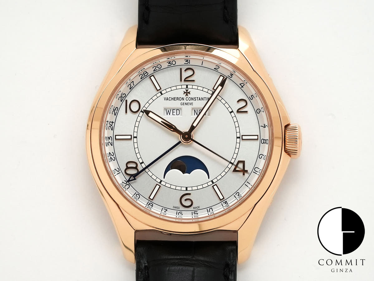 ヴァシュロンコンスタンタン フィフティーシックス コンプリートカレンダー Ref.4000E/000R-B438 シルバー文字盤 中古 crfvnawz