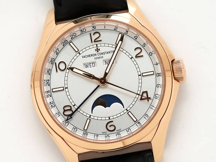 ヴァシュロンコンスタンタン フィフティーシックス コンプリートカレンダー Ref.4000E/000R-B438 シルバー文字盤 中古 crfvnawz