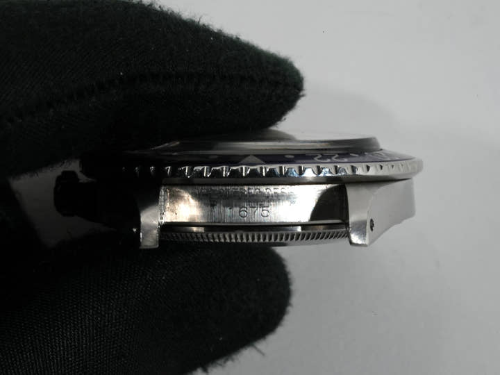 ロレックス GMTマスター Ref.1675 ステンレススチール ブラック文字盤 オイスターブレスレット
