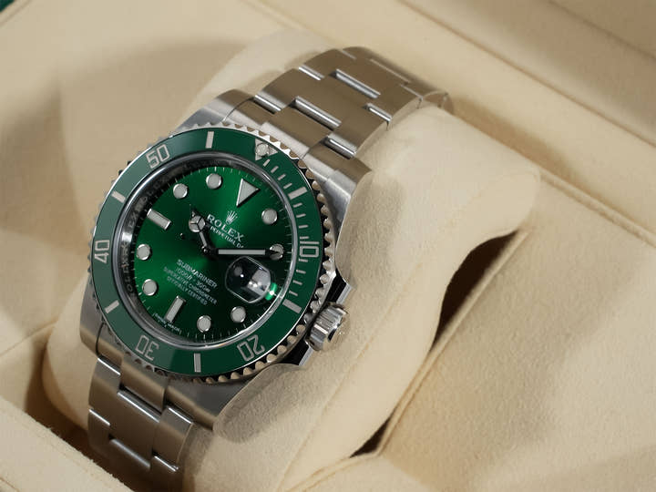 ロレックス サブマリーナー デイト Ref.116610LV ステンレススチール グリーン文字盤
