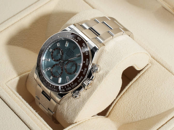 ロレックス デイトナ Ref.126506A プラチナ アイスブルーx11Pダイヤ文字盤