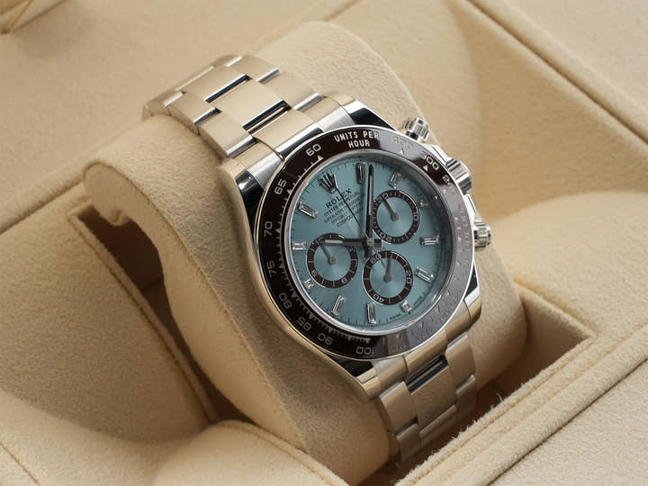 ロレックス デイトナ Ref.126506A プラチナ アイスブルーx11Pダイヤ文字盤