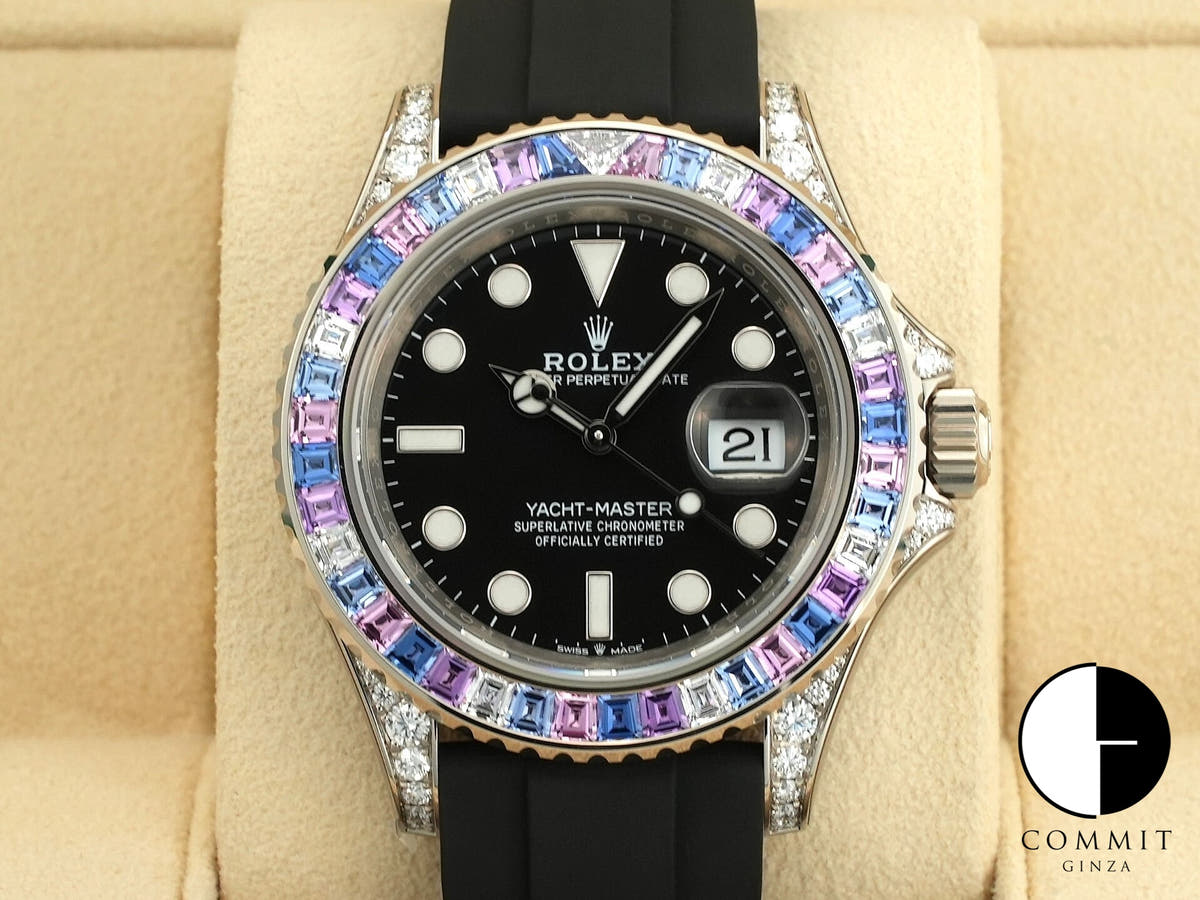 ロレックス ヨットマスター40 Ref.126679SABR ホワイトゴールド ブラック文字盤