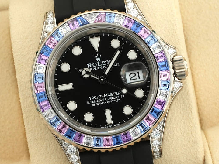 ロレックス ヨットマスター40 Ref.126679SABR ホワイトゴールド ブラック文字盤