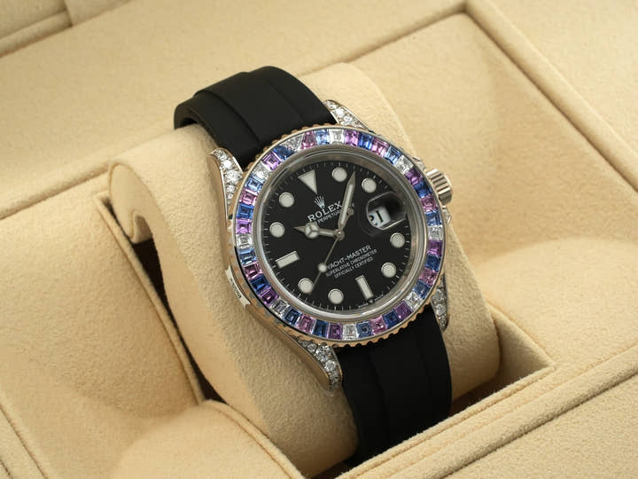 ロレックス ヨットマスター40 Ref.126679SABR ホワイトゴールド ブラック文字盤