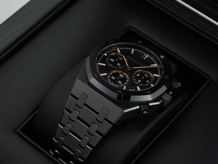 オーデマピゲ ロイヤルオーク クロノグラフ 50周年記念 Ref.26240CE.OO.1225CE.01 ブラックセラミック ブラック文字盤