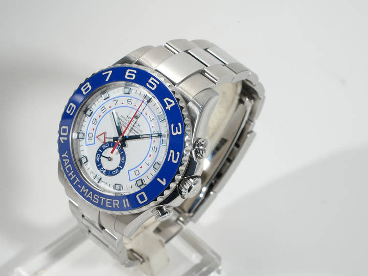 ロレックス ヨットマスターII Ref.116680 ステンレススチール ホワイト文字盤