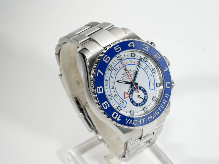 ロレックス ヨットマスターII Ref.116680 ステンレススチール ホワイト文字盤