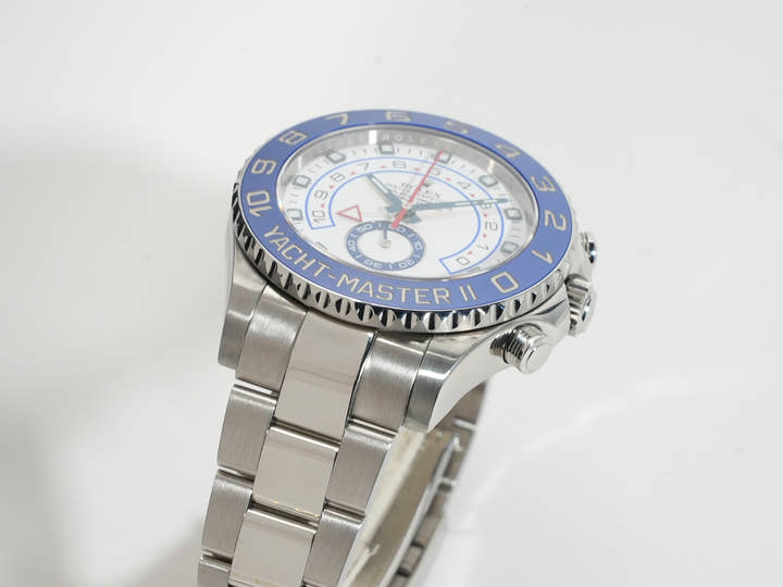 ロレックス ヨットマスターII Ref.116680 ステンレススチール ホワイト文字盤
