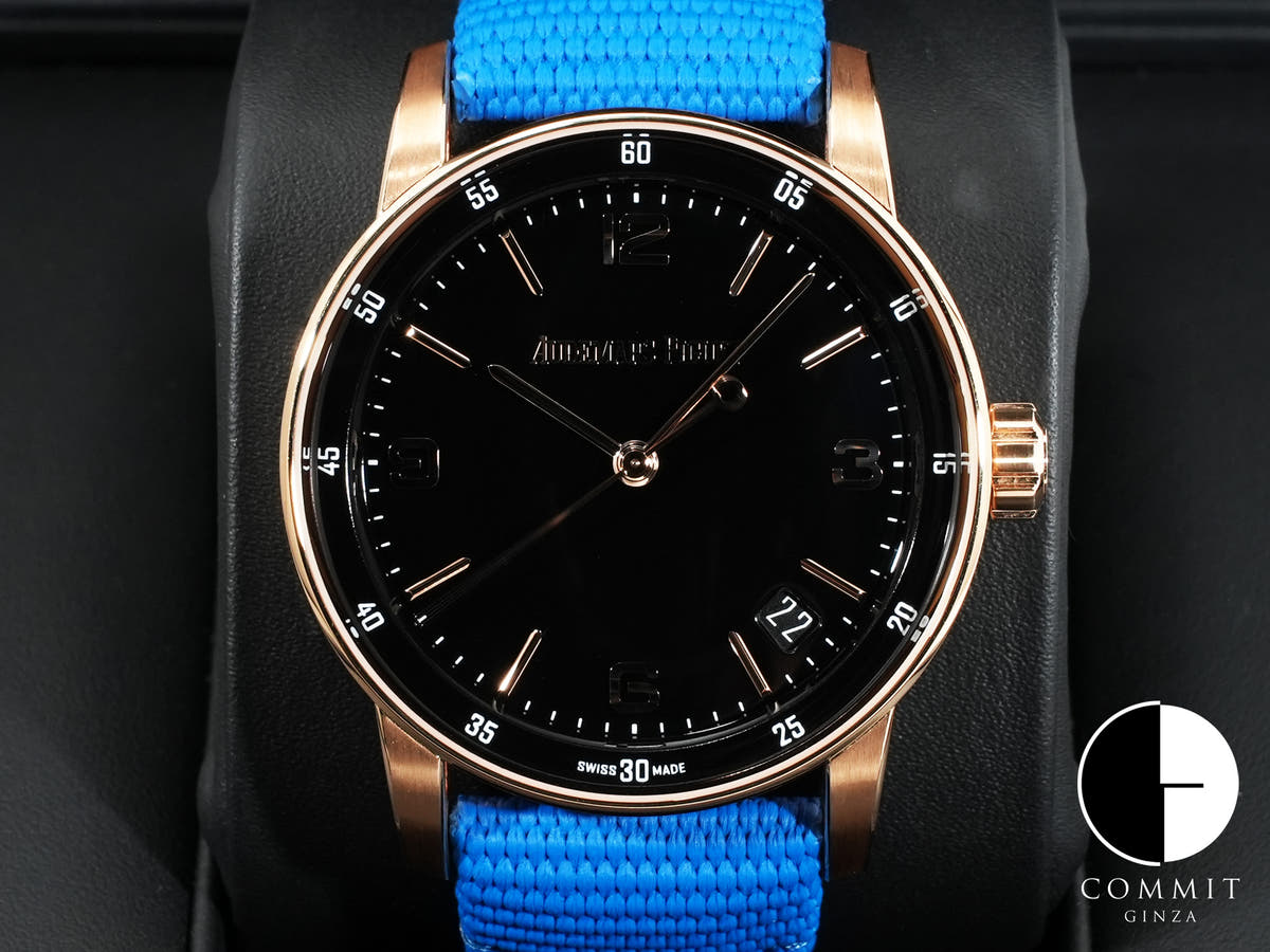 オーデマピゲ CODE 11.59 バイ オーデマ ピゲ Ref.15210OR.OO.A002CR.01 ピンクゴールド ブラック文字盤