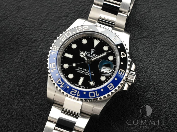 ロレックス GMTマスターII Ref.116710BLNR ステンレススチール ブラック文字盤 オイスターブレスレット