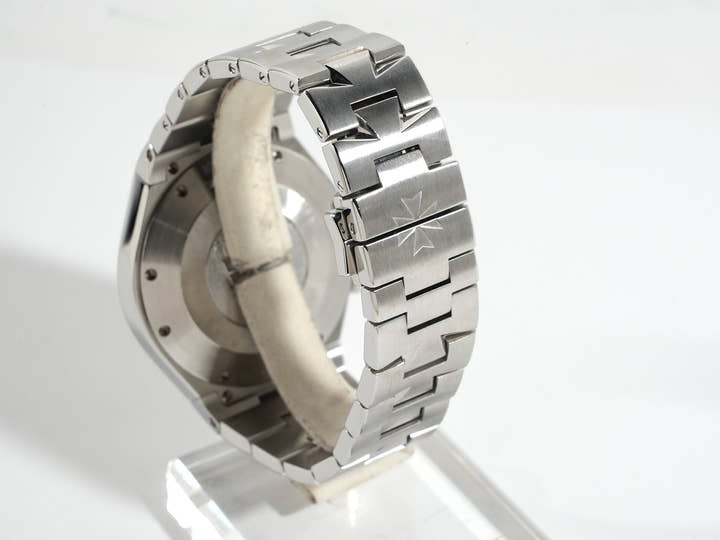 Vacheron Constantin Overseas Dual Time Ref. 47450/B01A-9227 Stainless Steel Black Dial Pre-owned (ae85svhb)