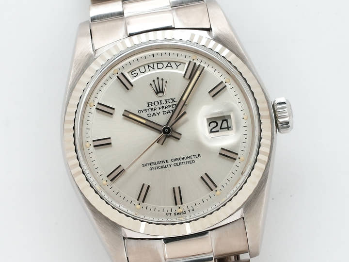 Rolex Day-Date 36 Ref. 1803 White Gold Silver Dial